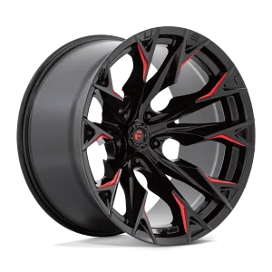 Fuel – D823 FLAME – Black – 22″x12″ -44mm – Summer Wheels – D82322207547
